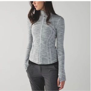 Lululemon Define Jacket like new Wee are from space ice grey alpine white Size 4